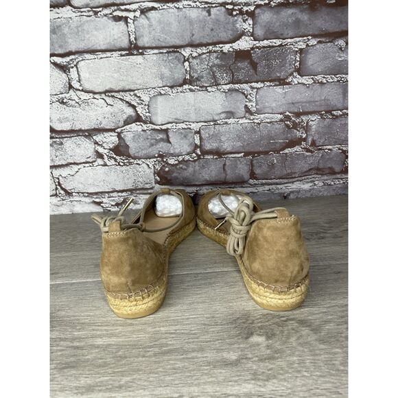 Viscata Barceloneta Tan Brown Suede Lace Espadrilles Mules Women’s 39EU/8.5M US - Picture 15 of 16